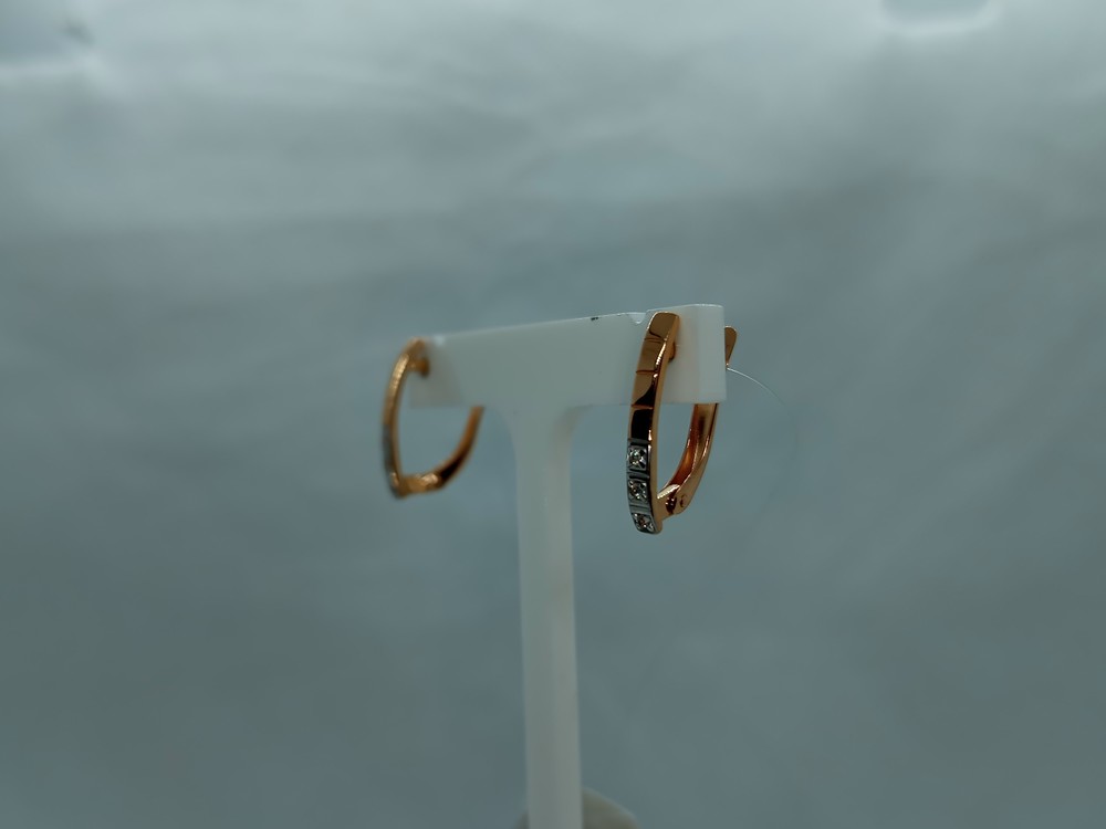 СЕРЬГИ С КАМНЯМИ (Au 585)