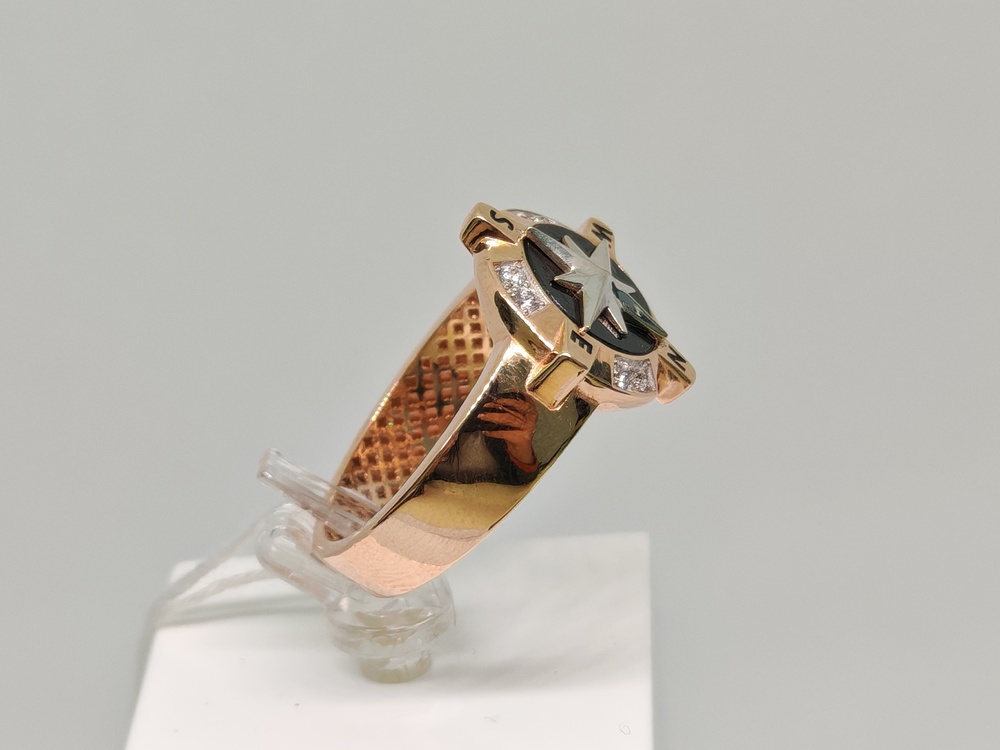 ПЕЧКМИ585 ПЕЧАТКА С КАМНЯМИ (Au 585)