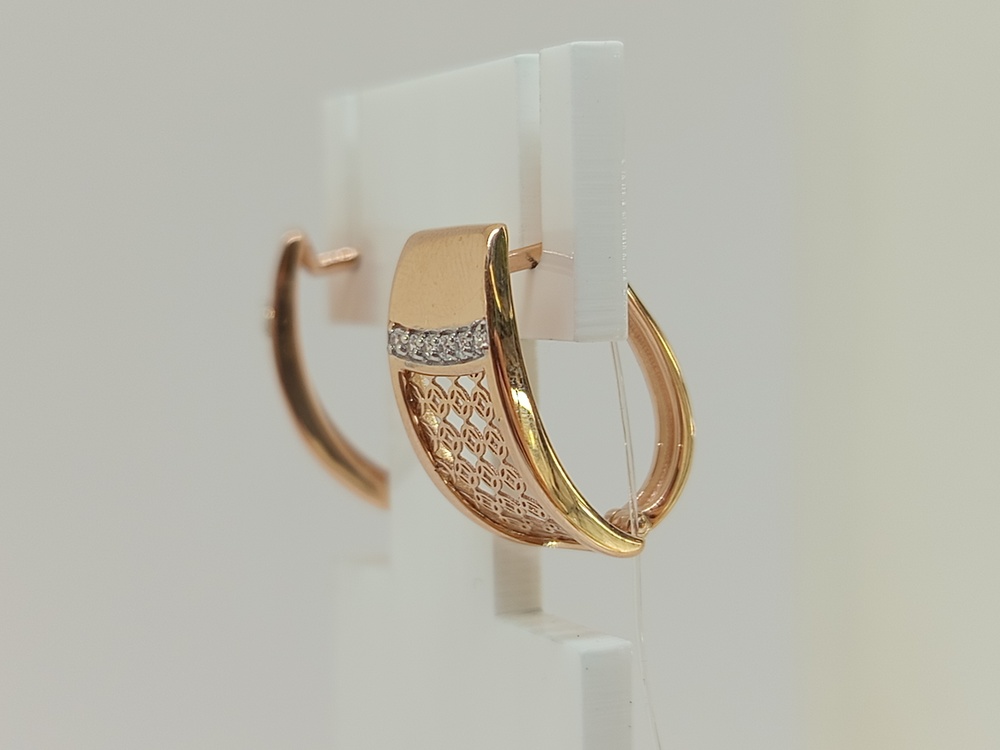 СЕРЬГИ С КАМНЯМИ (Au 585)