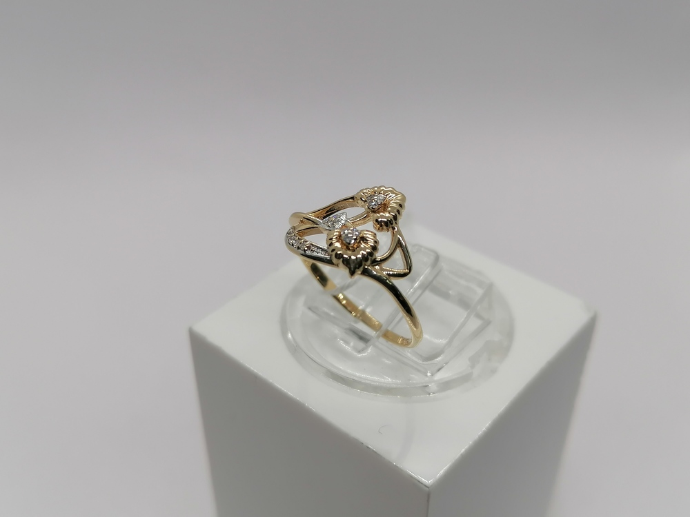 КОЛКМИ585 КОЛЬЦО С КАМНЯМИ (Au 585)