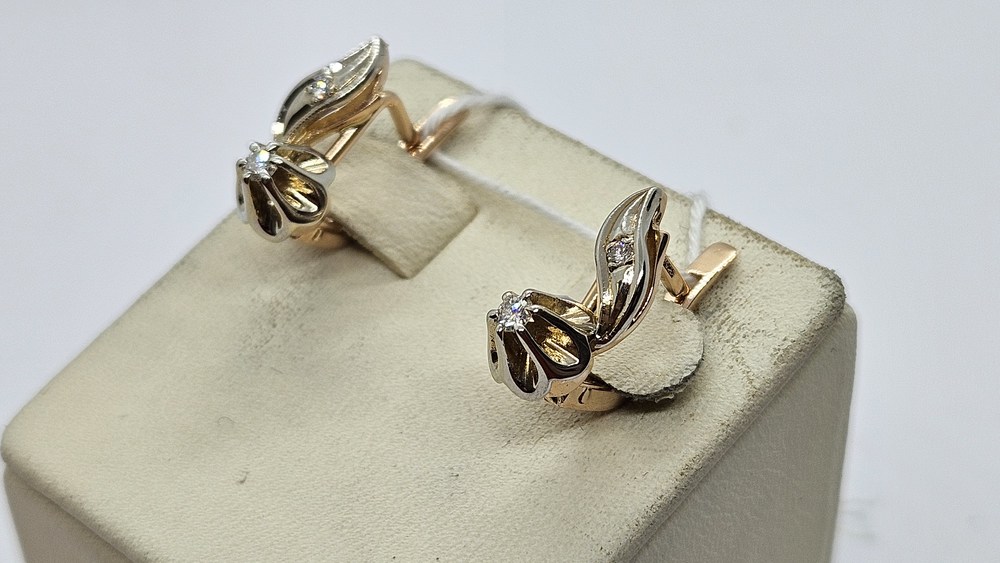 СЕРЬГИ БРИЛЛИАНТ (Au 585)