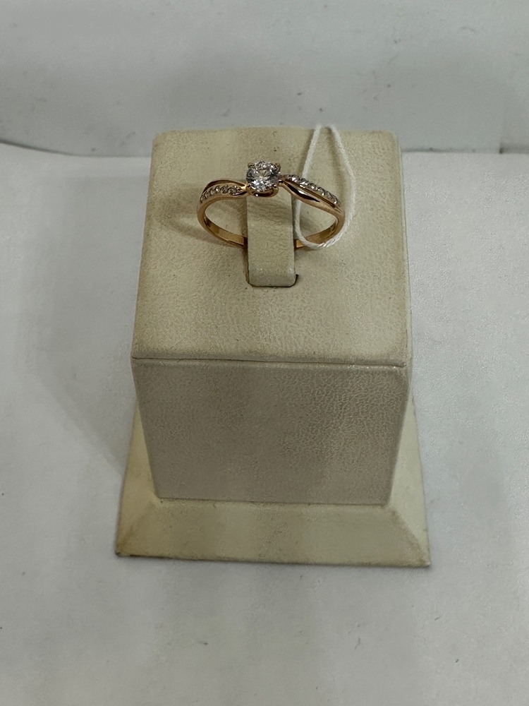 КОЛКМИ585 КОЛЬЦО С КАМНЯМИ (Au 585)