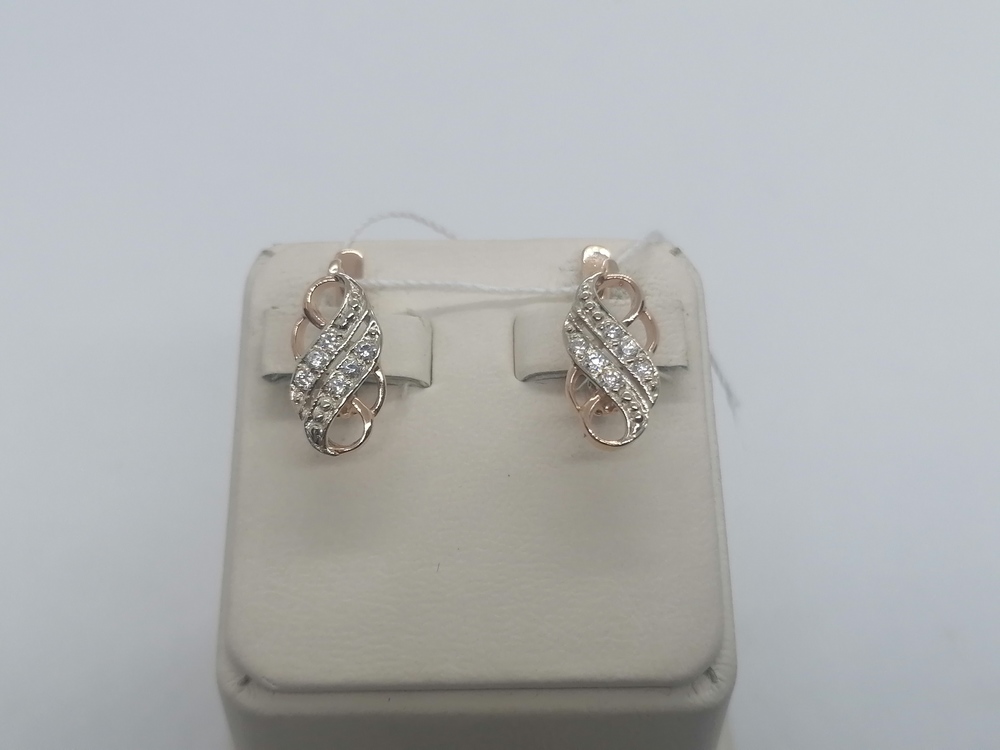 СКМИ585 СЕРЬГИ С КАМНЯМИ (Au 585) СКМИ585 СЕРЬГИ С КАМНЯМИ (Au 585)