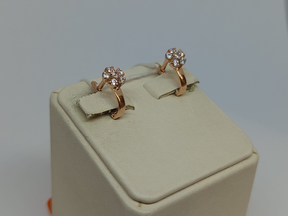 СЕРЬГИ С КАМНЯМИ (Au 585)