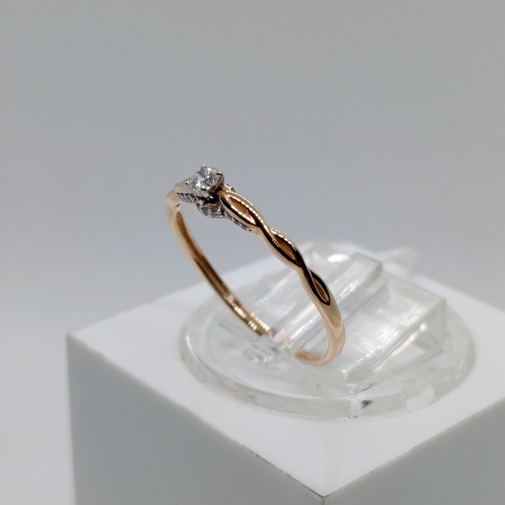 КОЛЬЦО БРИЛЛИАНТ Au 585