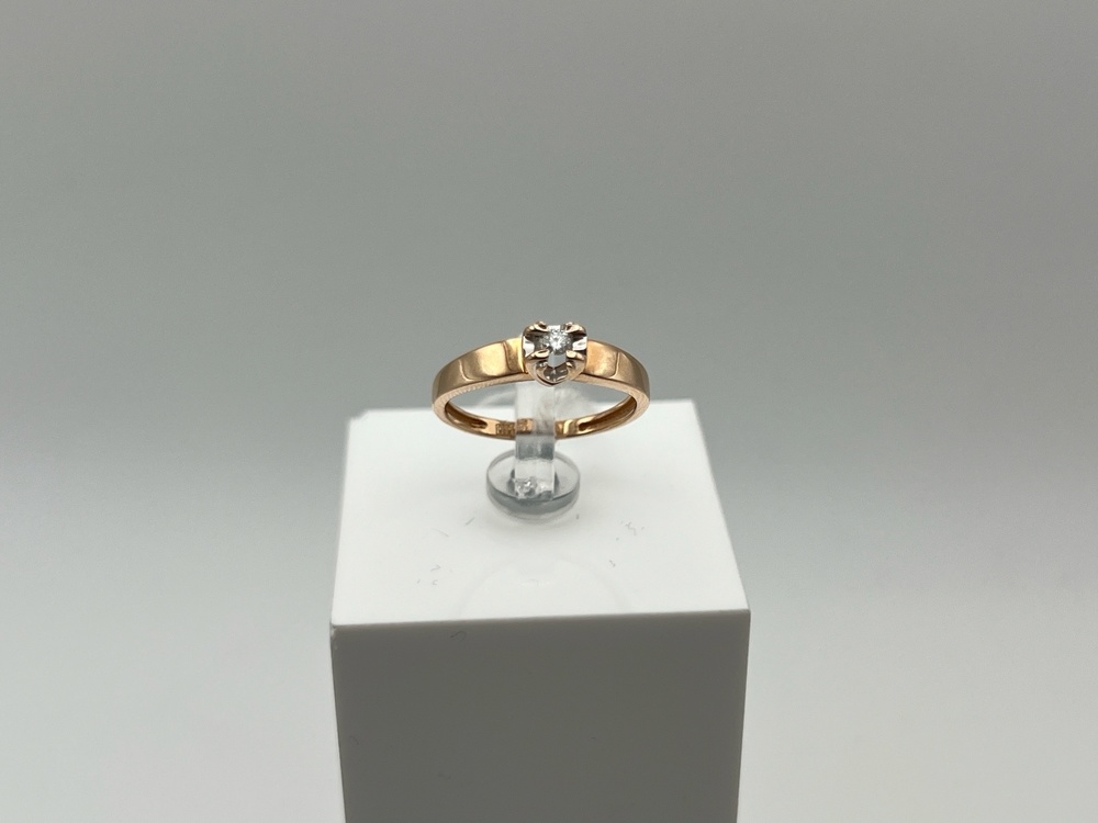 КОЛЬЦО БРИЛЛИАНТ Au 585