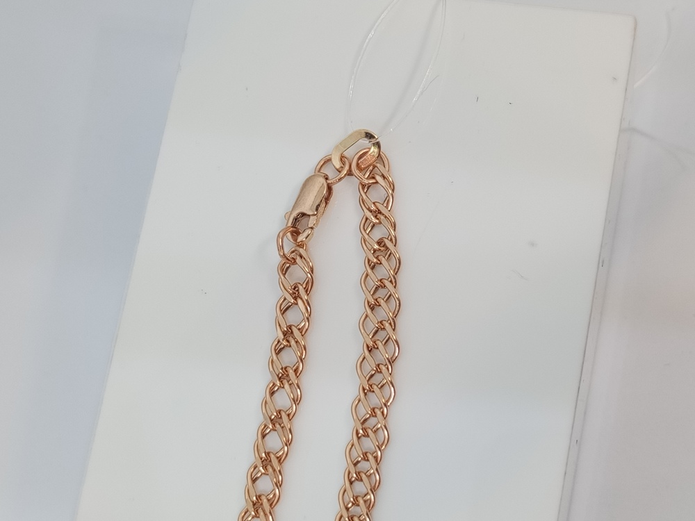 НЦ 12-076ПГ ЦЕПЬ ПУСТОТЕЛАЯ Ромб двойной (Au 585)