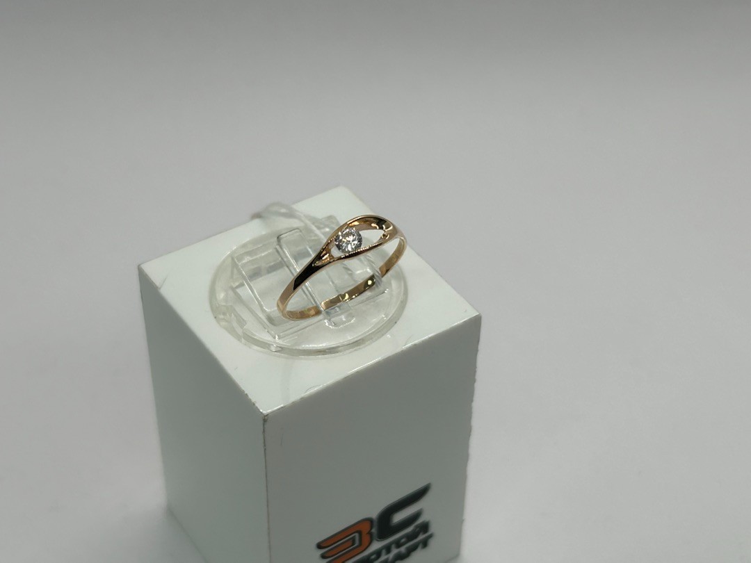 КОЛКМ585 КОЛЬЦО С КАМНЕМ (Au 585)