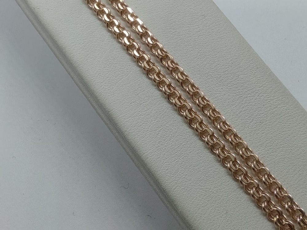 ЦЕПЬ ПУСТОТЕЛАЯ Бисмарк (Au 585)