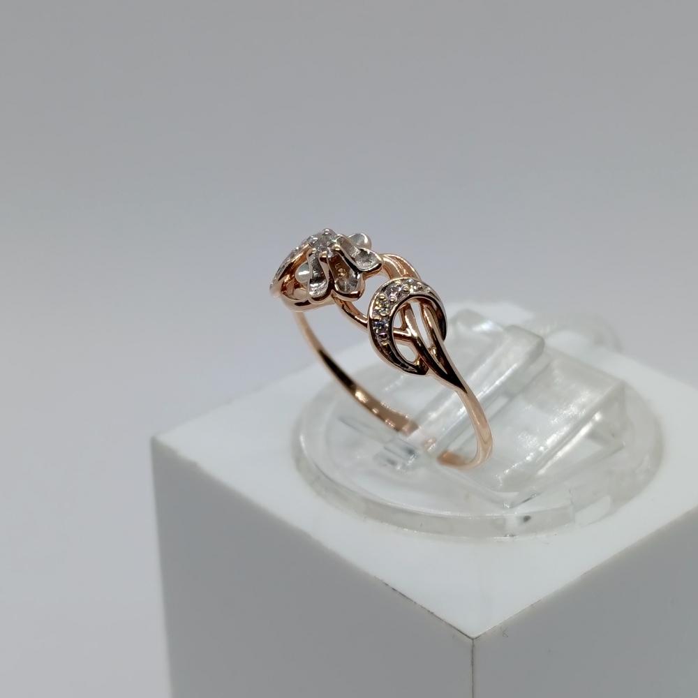 КОЛКМИ585 КОЛЬЦО С КАМНЯМИ (Au 585)