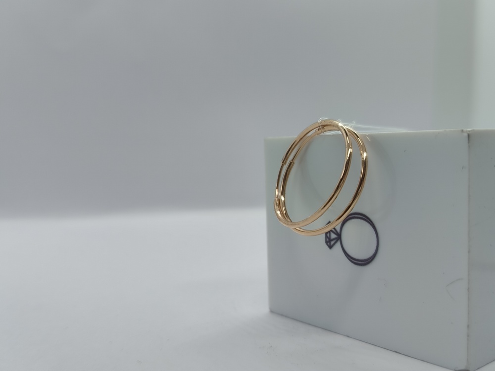 СЕРЬГИ КОНГО без камня (Au 585)