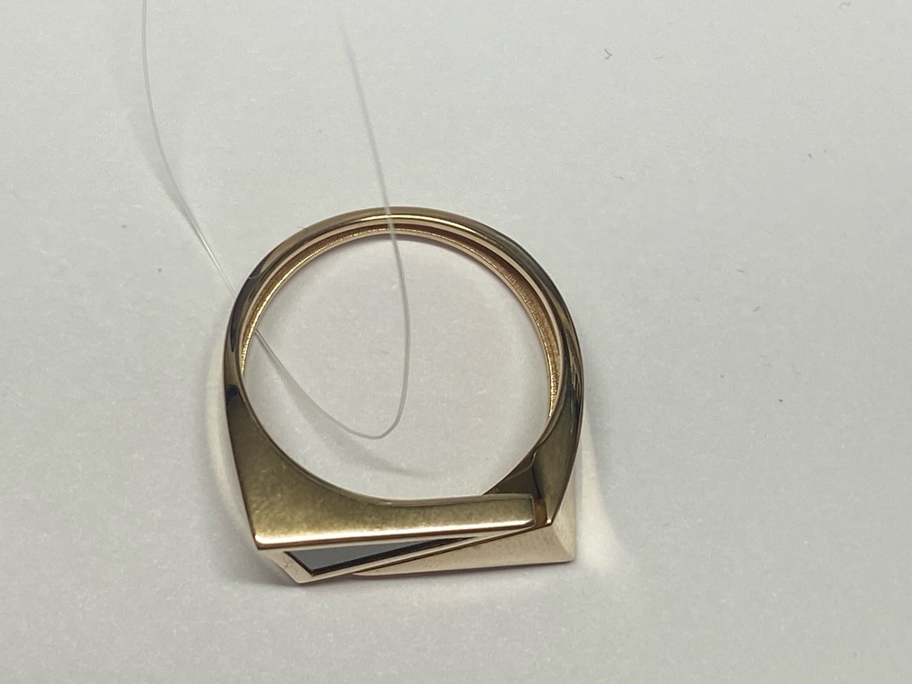 КОЛЬЦО ПЕЧАТКА с камнем (Au 585)