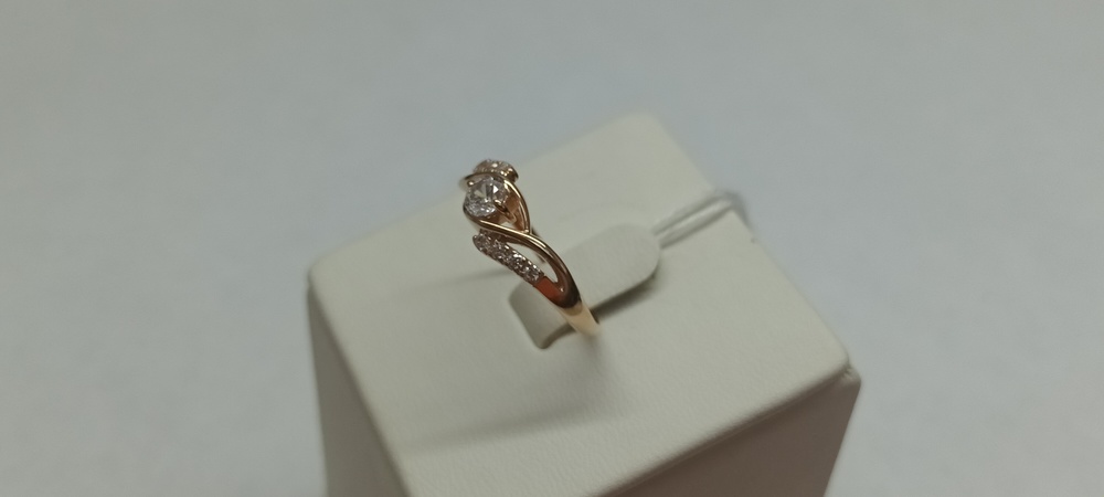 КОЛКМИ585 КОЛЬЦО С КАМНЯМИ (Au 585)