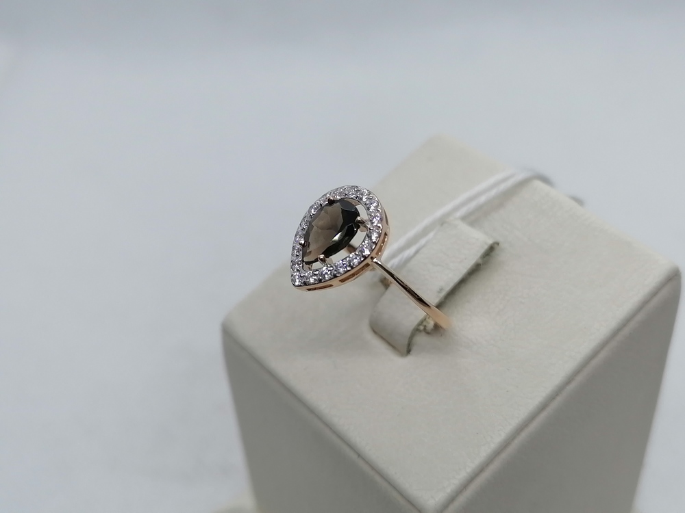 КОЛКМИ585 КОЛЬЦО С КАМНЯМИ (Au 585)