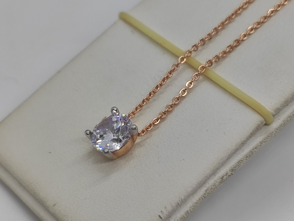 КОЛЬЕ С КАМНЕМ (Au 585)