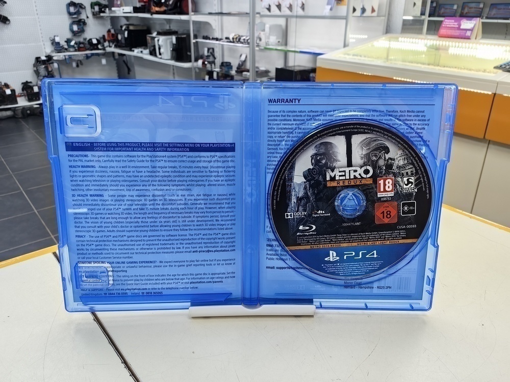 Игра Playstation 4 Metro Redux
