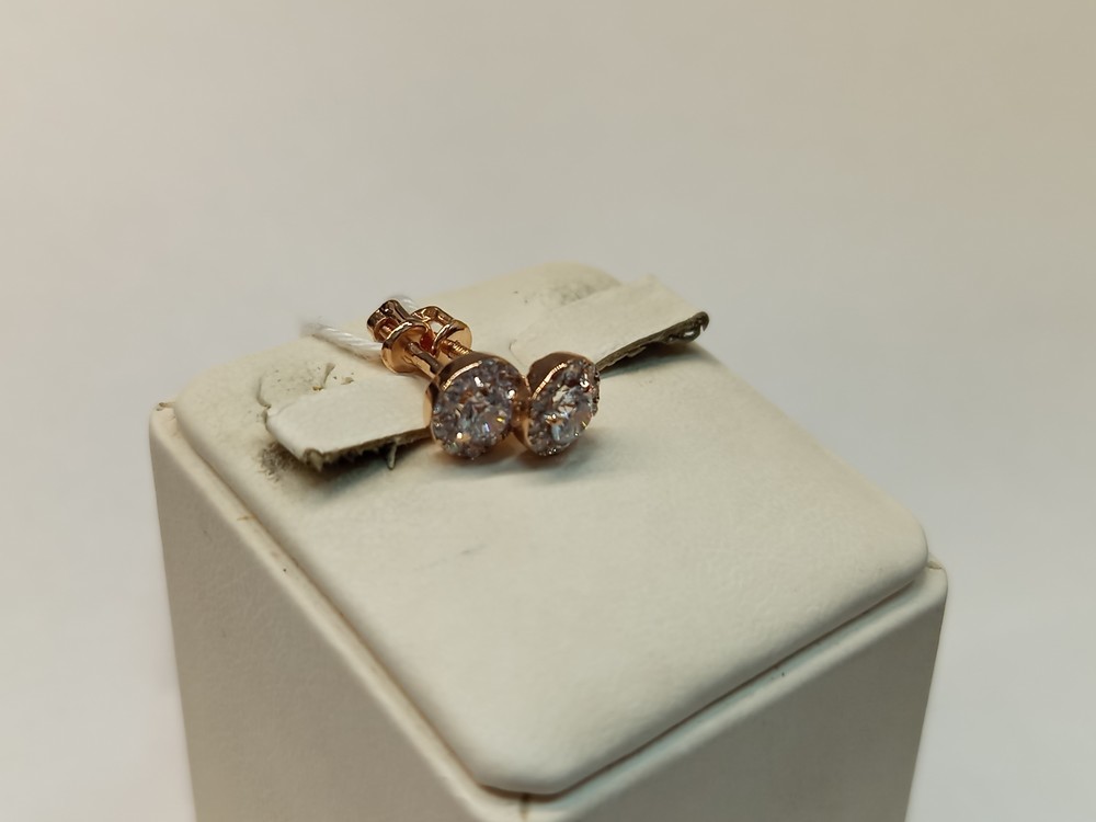 СПУС585 СЕРЬГИ ПУСЕТЫ (Au 585)