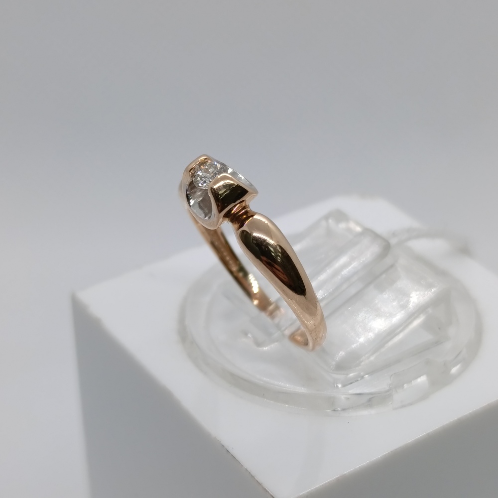 КОЛЬЦО БРИЛЛИАНТ Au 585