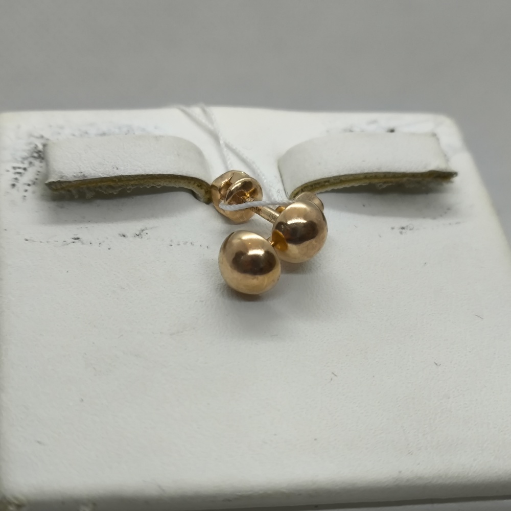 СПУС585 СЕРЬГИ ПУСЕТЫ (Au 585)