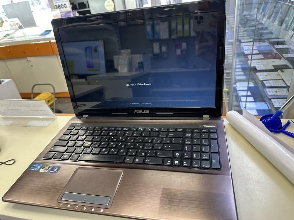 Ноутбук ASUS; Core i5-2410M, HD Graphics, 4 Гб, 256 Гб, Нет