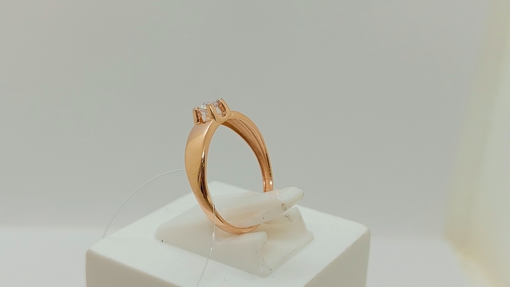 КОЛЬЦО С КАМНЕМ (Au 585)