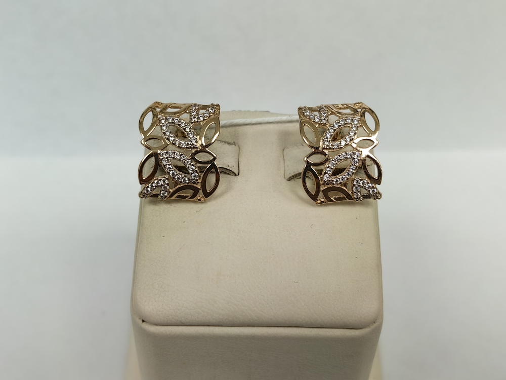 СЕРЬГИ С КАМНЯМИ (Au 585)