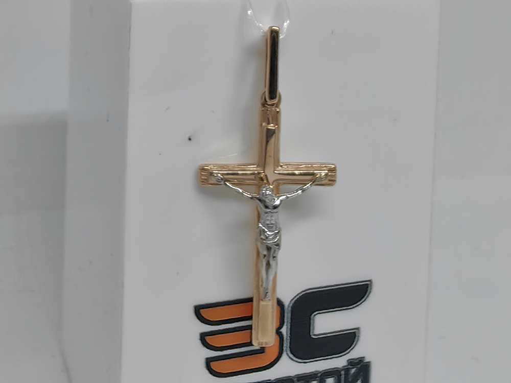 00-63-0131-00 ПОДВЕСКА КРЕСТ без камня (Au 585)