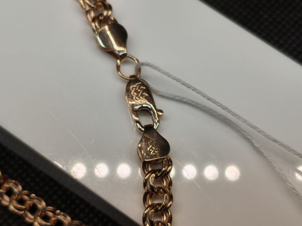 ЦПБС585 ЦЕПЬ ПУСТОТЕЛАЯ Бисмарк (Au 585)