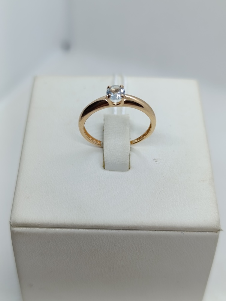 КОЛКМ585 КОЛЬЦО С КАМНЕМ (Au 585)