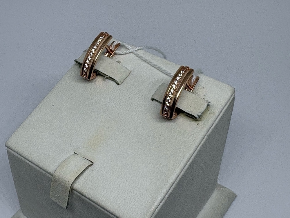 СЕРЬГИ С КАМНЯМИ (Au 375)