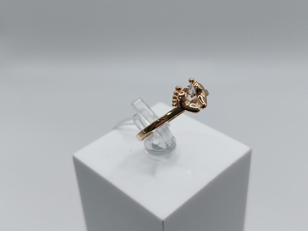 КОЛКМ585 КОЛЬЦО С КАМНЕМ (Au 585)