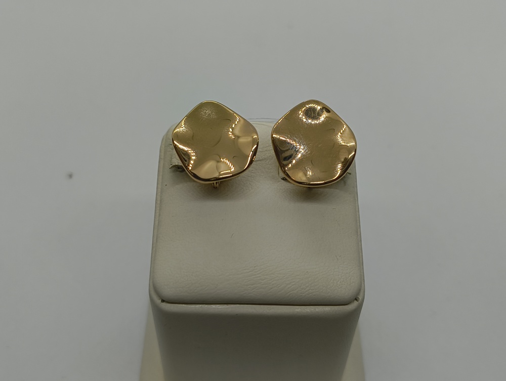 СЕРЬГИ БЕЗ КАМНЯ (Au 585)