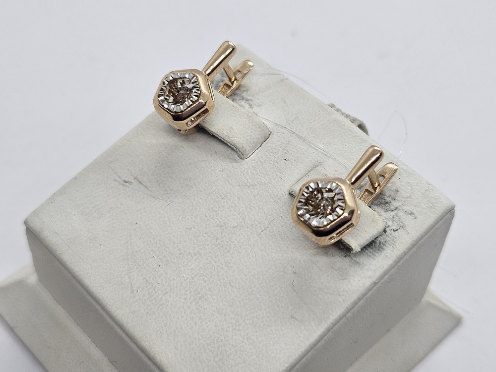 СЕРЬГИ БРИЛЛИАНТ (Au 585)