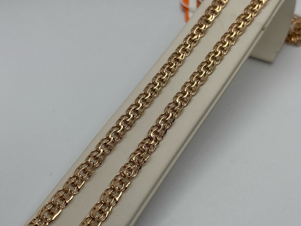 ЦЕПЬ ПОЛНОВЕСНАЯ Бисмарк (Au 585)