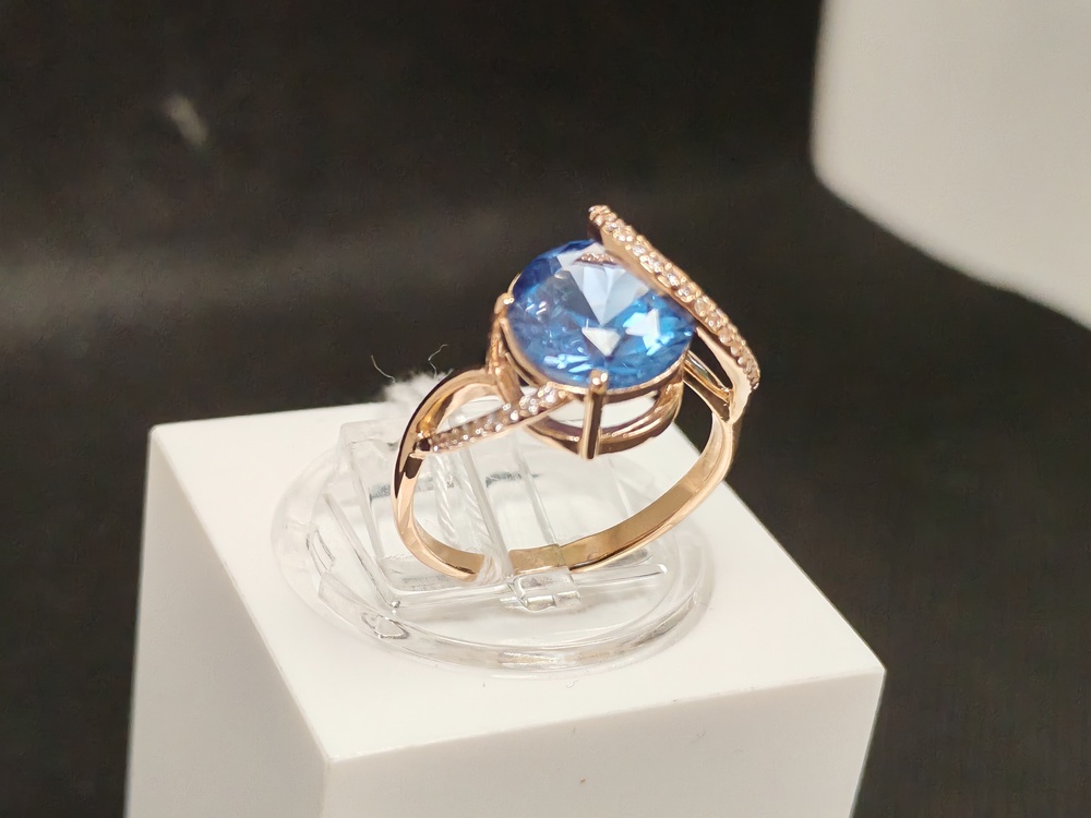 КОЛКМИ585 КОЛЬЦО С КАМНЯМИ (Au 585)