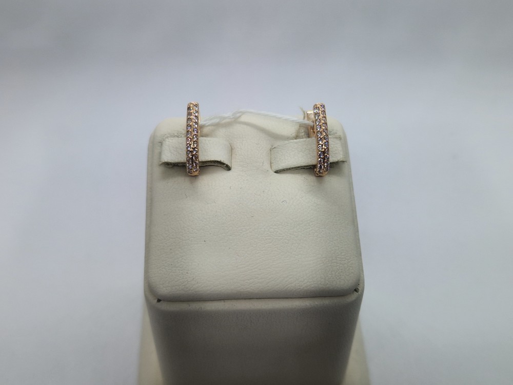 СКМИ585 СЕРЬГИ С КАМНЯМИ (Au 585)