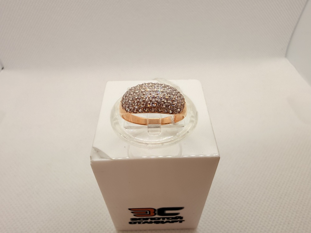 КОЛЬЦО С КАМНЯМИ (Au 585)