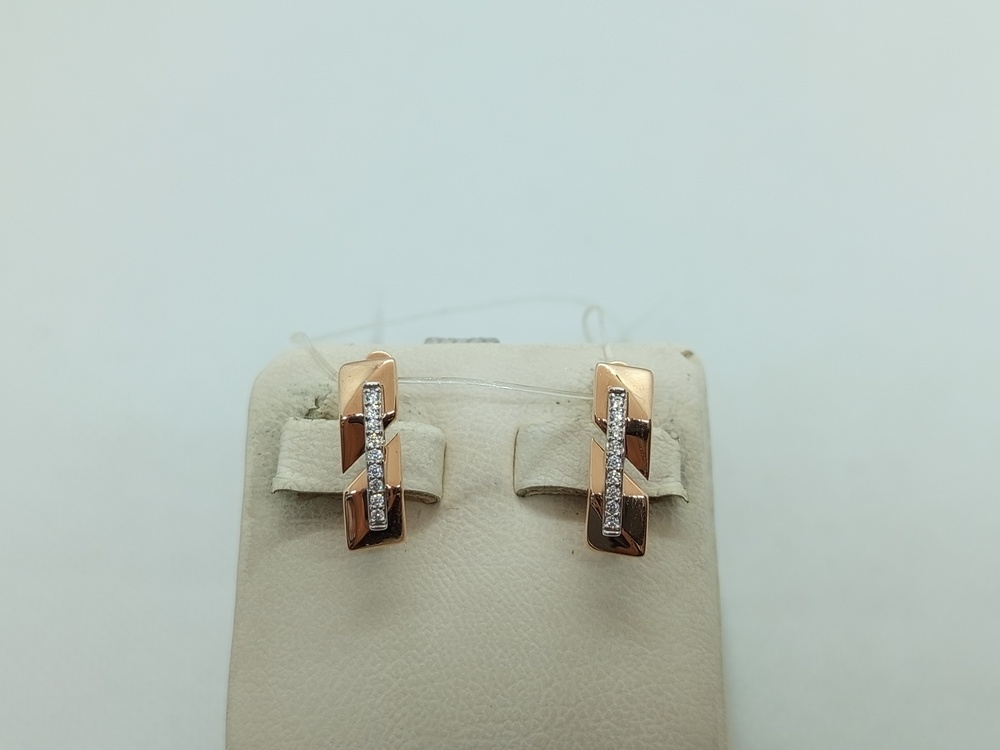 СЕРЬГИ С КАМНЯМИ (Au 585)