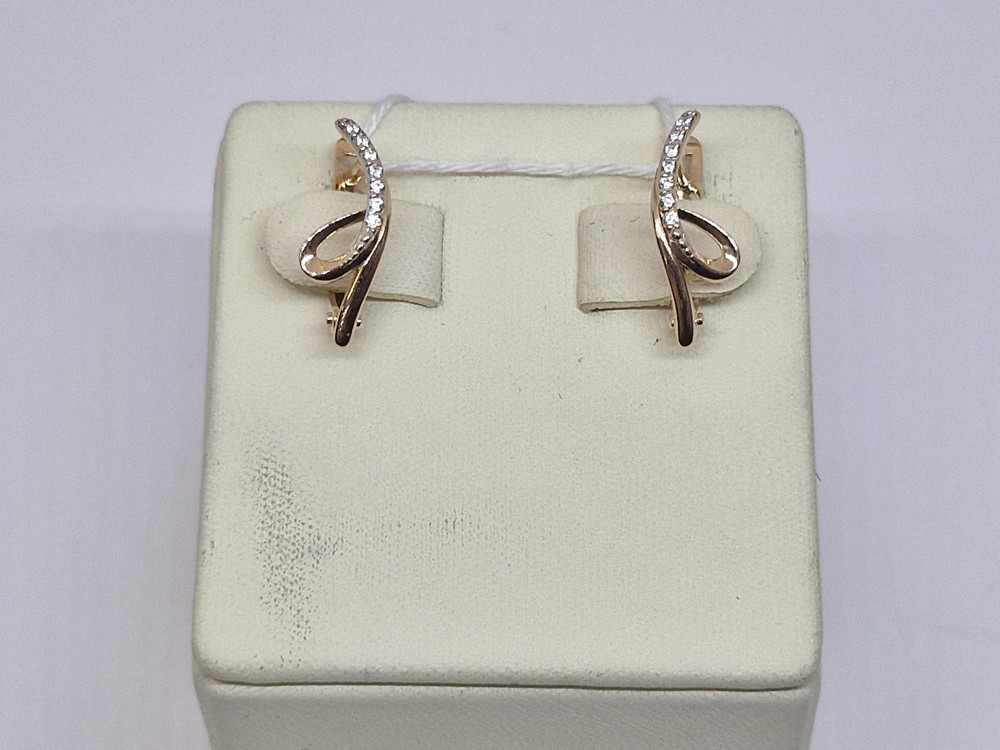 СЕРЬГИ С КАМНЯМИ (Au 585)