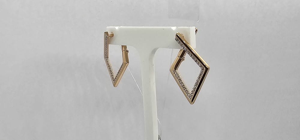 СЕРЬГИ С КАМНЯМИ (Au 585)