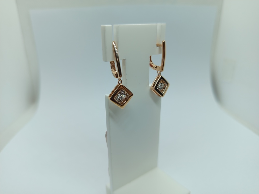 СЕРЬГИ БРИЛЛИАНТ (Au 585)