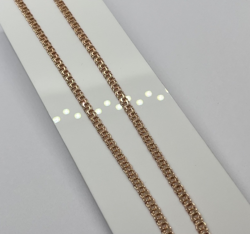 ЦЕПЬ ПУСТОТЕЛАЯ Бисмарк (Au 585)