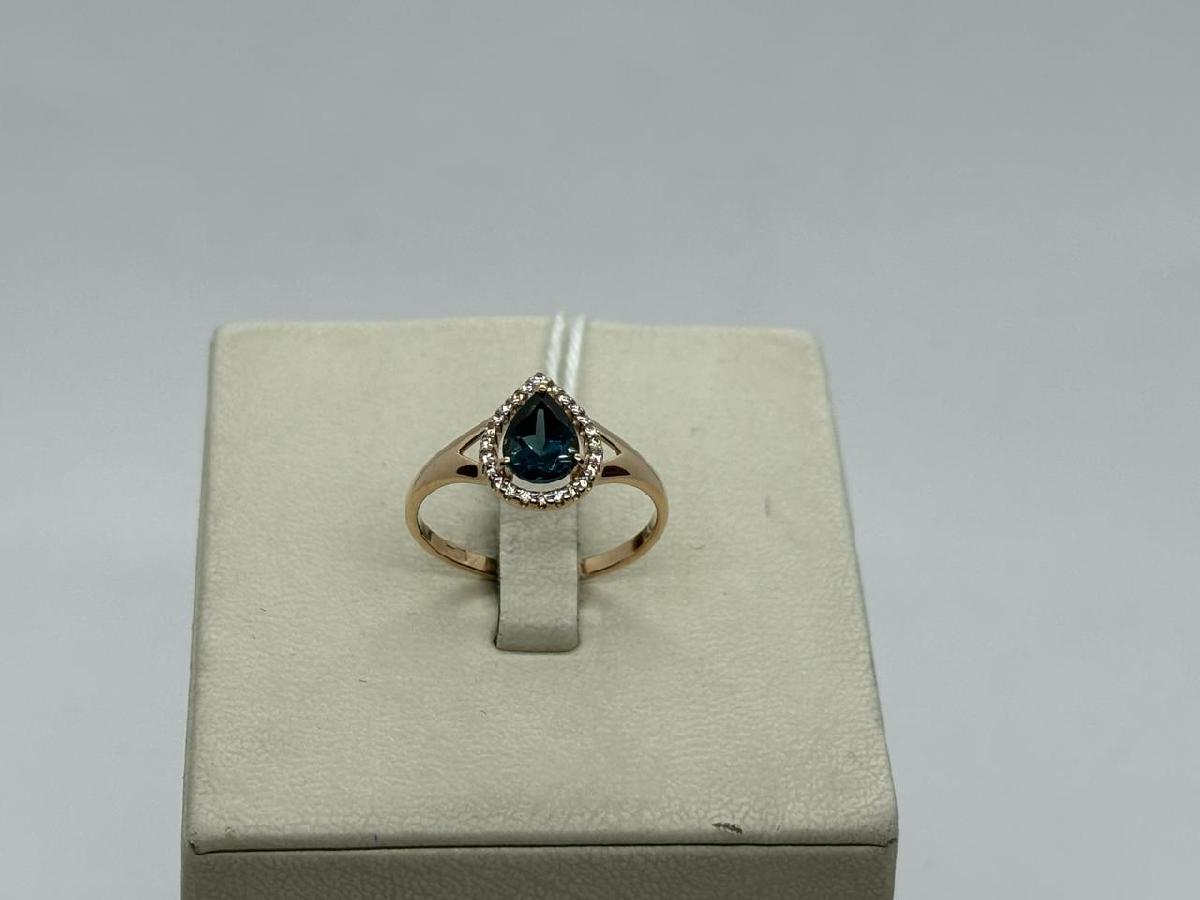 КОЛЬЦО С КАМНЯМИ (Au 585)