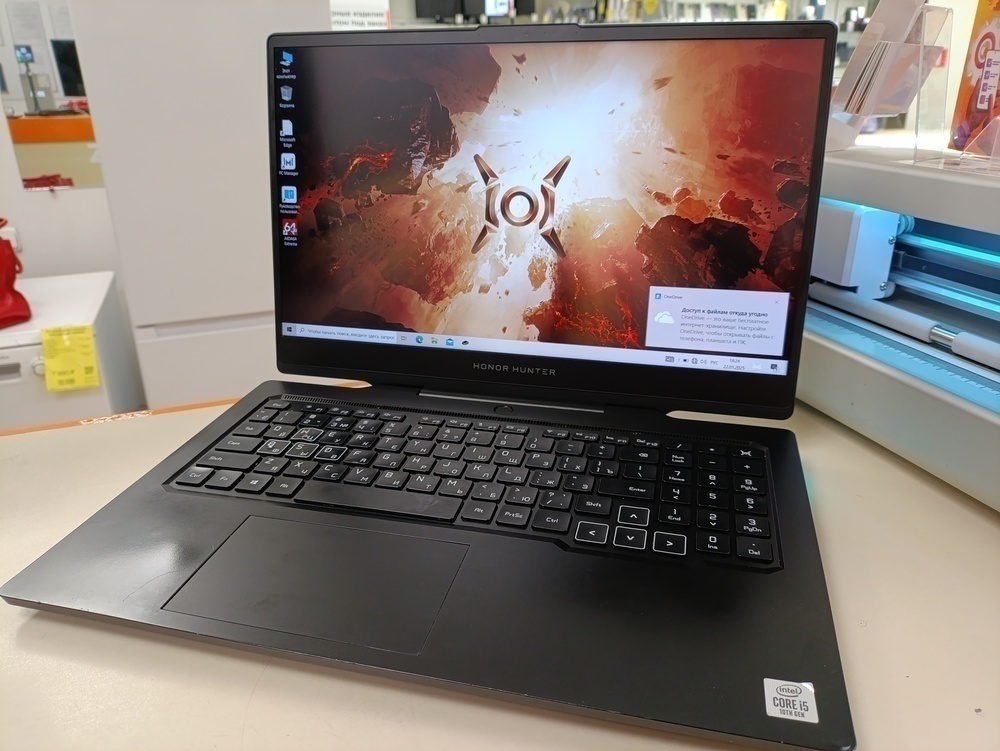 Ноутбук Honor hunter; I7-10750H, GeForce RTX 2060, 16 Гб, 512 GB, Нет