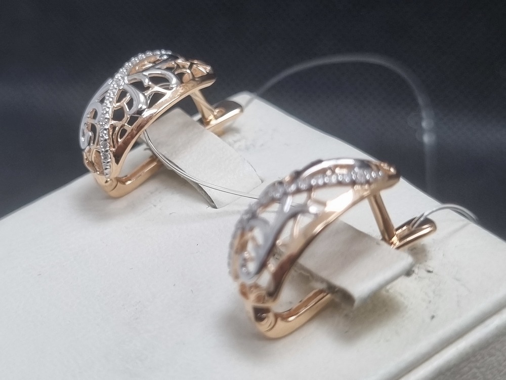 СЕРЬГИ С КАМНЯМИ (Au 585)