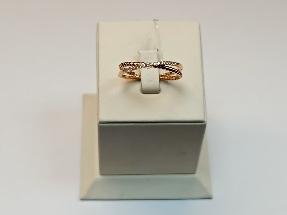 КОЛЬЦО С КАМНЯМИ (Au 585)