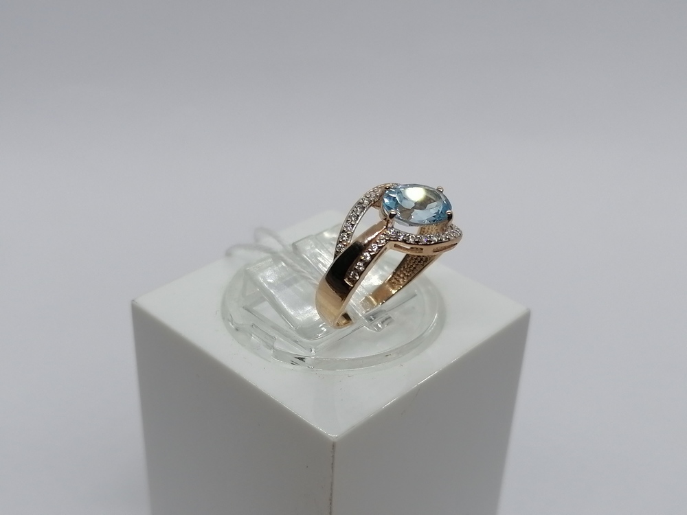 КОЛКМИ585 КОЛЬЦО С КАМНЯМИ (Au 585)