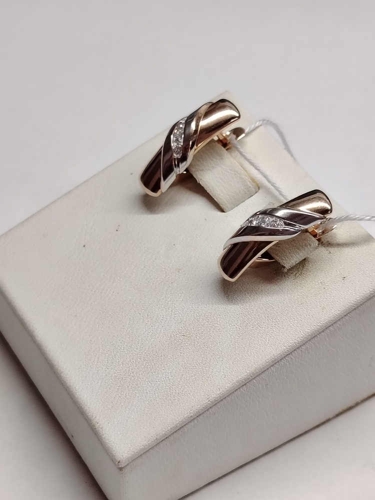 СЕРЬГИ С КАМНЯМИ (Au 585)