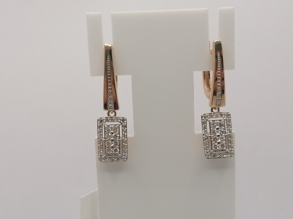 СЕРЬГИ БРИЛЛИАНТ (Au 585)