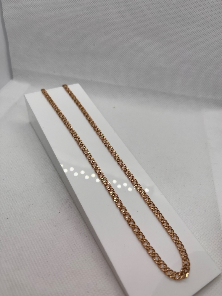 ЦПР2585 ЦЕПЬ ПУСТОТЕЛАЯ Ромб двойной (Au 585)